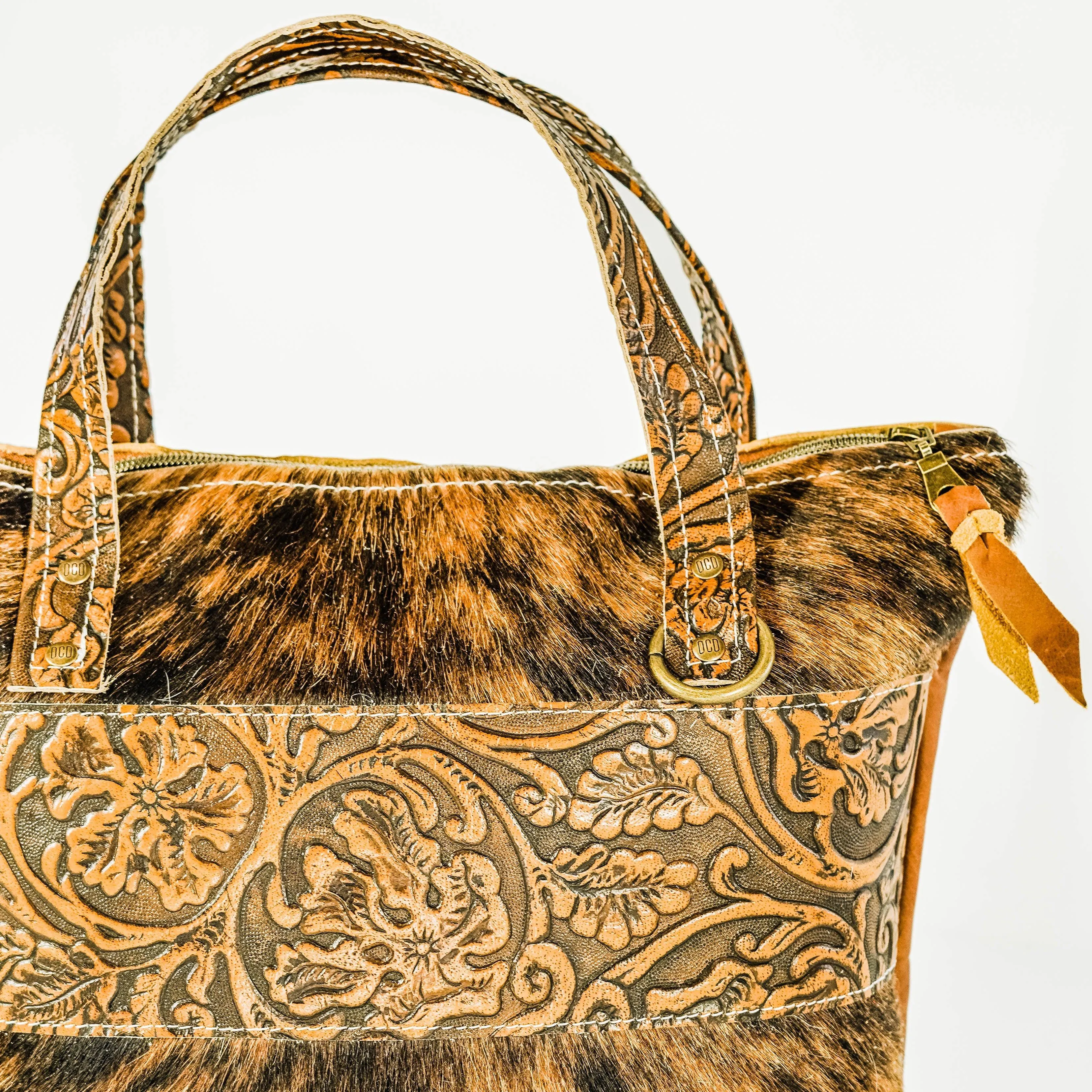 005 Feed Bag - Dark Brindle w/ Honey Tool