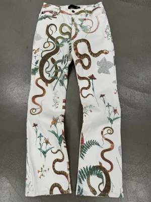 2003 Cavalli snakes jeans