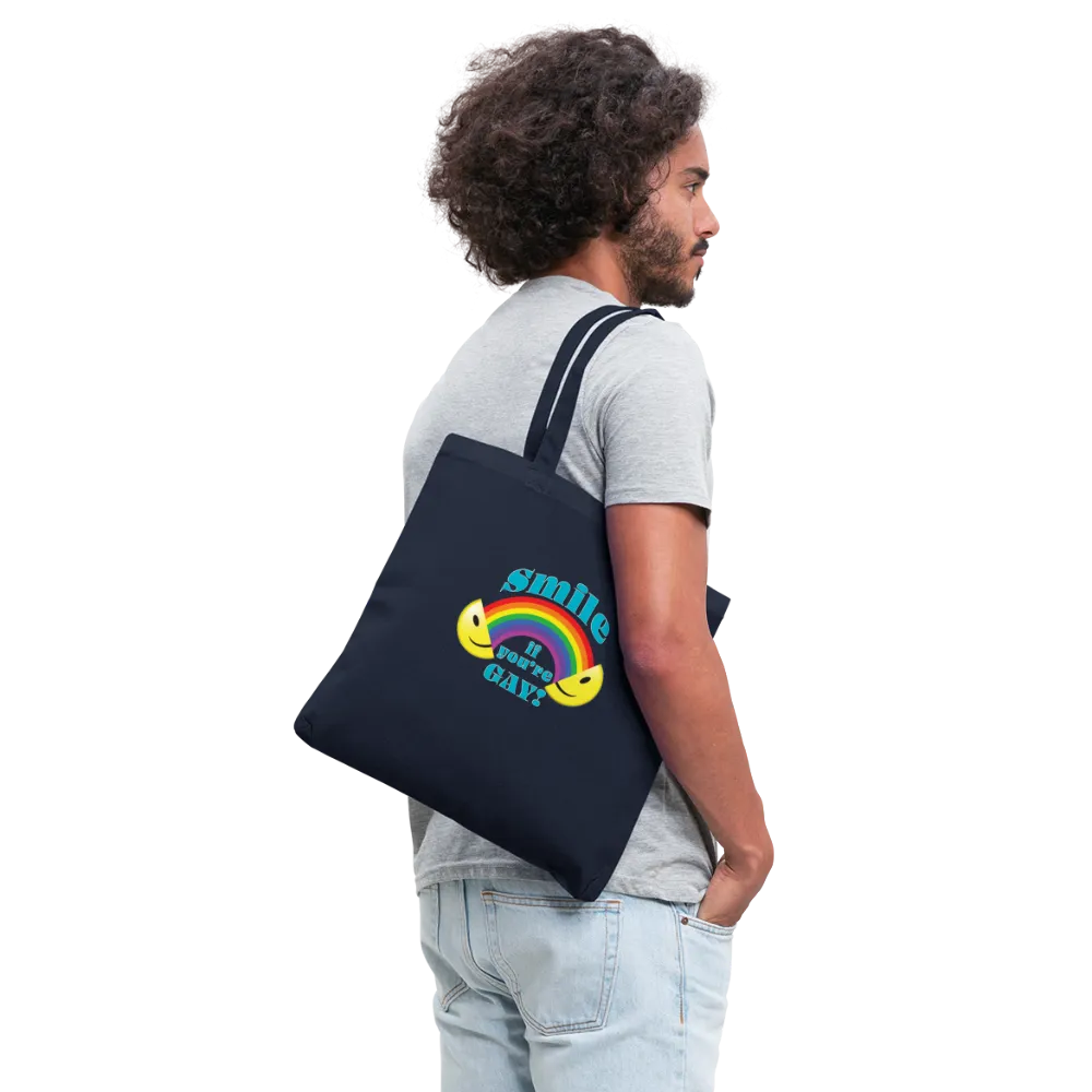 2024 Rainbow Party *SMILE IF YOU'RE GAY* TOTE BAG