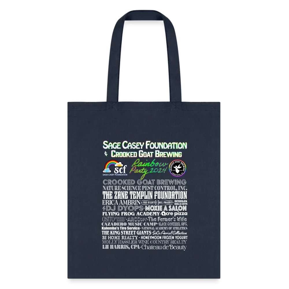 2024 Rainbow Party *SMILE IF YOU'RE GAY* TOTE BAG