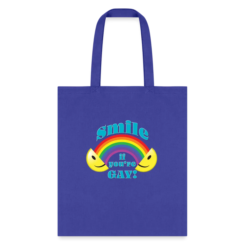 2024 Rainbow Party *SMILE IF YOU'RE GAY* TOTE BAG