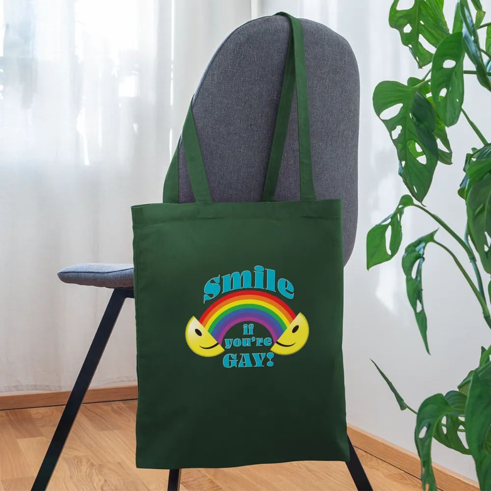 2024 Rainbow Party *SMILE IF YOU'RE GAY* TOTE BAG
