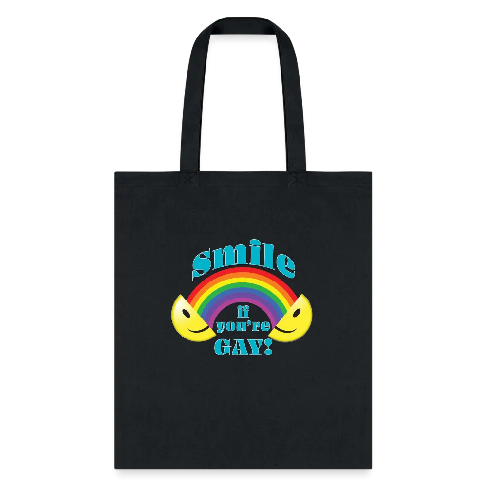 2024 Rainbow Party *SMILE IF YOU'RE GAY* TOTE BAG
