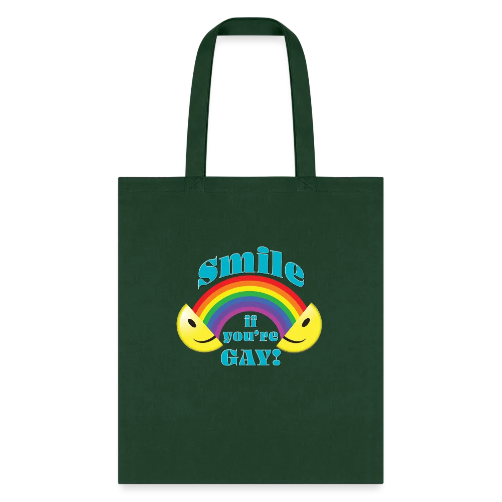 2024 Rainbow Party *SMILE IF YOU'RE GAY* TOTE BAG