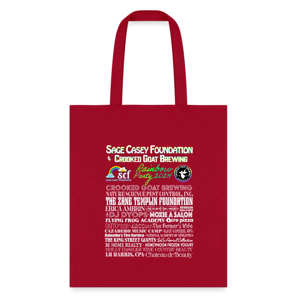2024 Rainbow Party *SMILE IF YOU'RE GAY* TOTE BAG