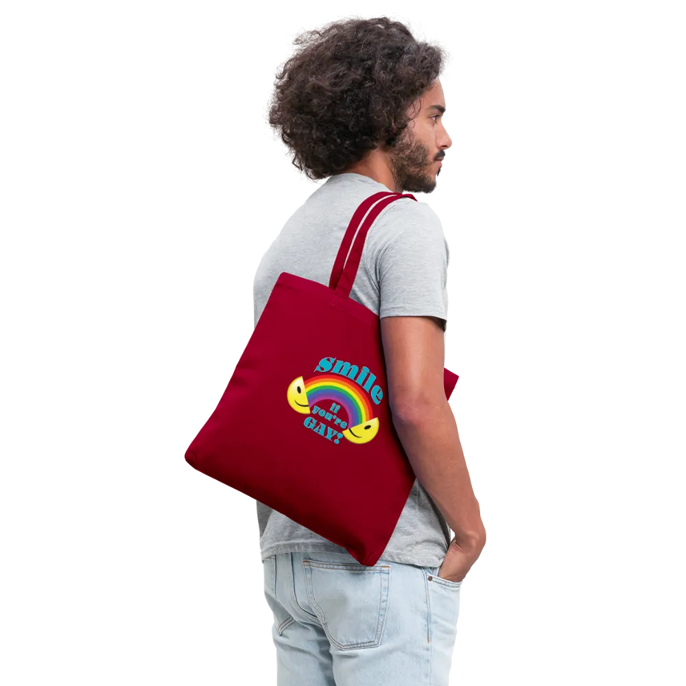 2024 Rainbow Party *SMILE IF YOU'RE GAY* TOTE BAG