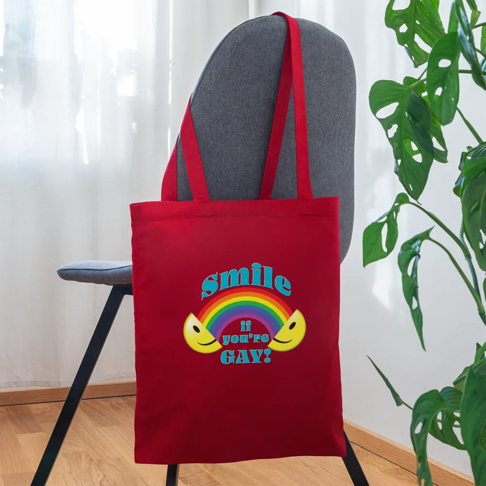 2024 Rainbow Party *SMILE IF YOU'RE GAY* TOTE BAG
