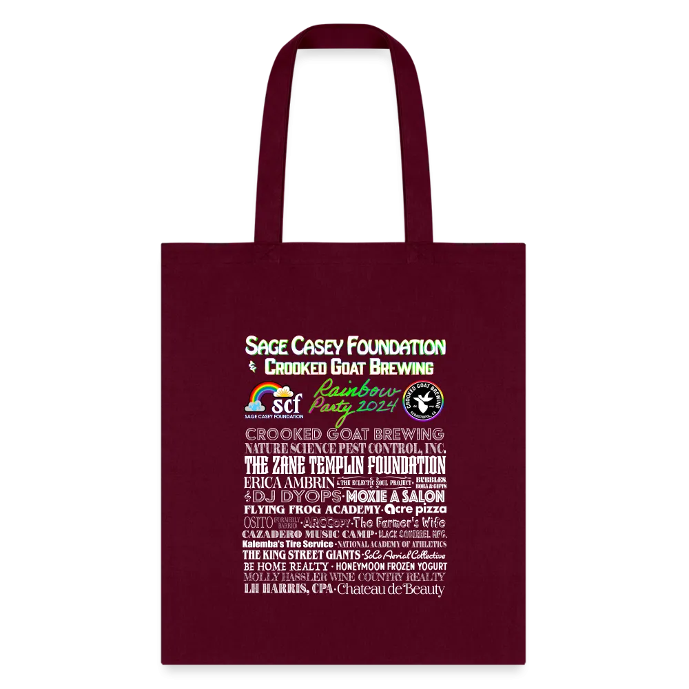 2024 Rainbow Party *SMILE IF YOU'RE GAY* TOTE BAG