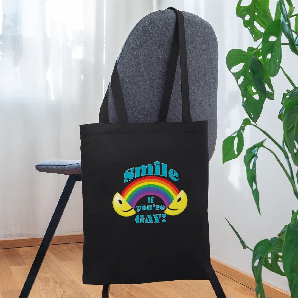 2024 Rainbow Party *SMILE IF YOU'RE GAY* TOTE BAG