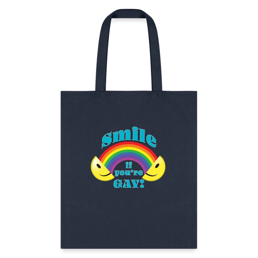 2024 Rainbow Party *SMILE IF YOU'RE GAY* TOTE BAG