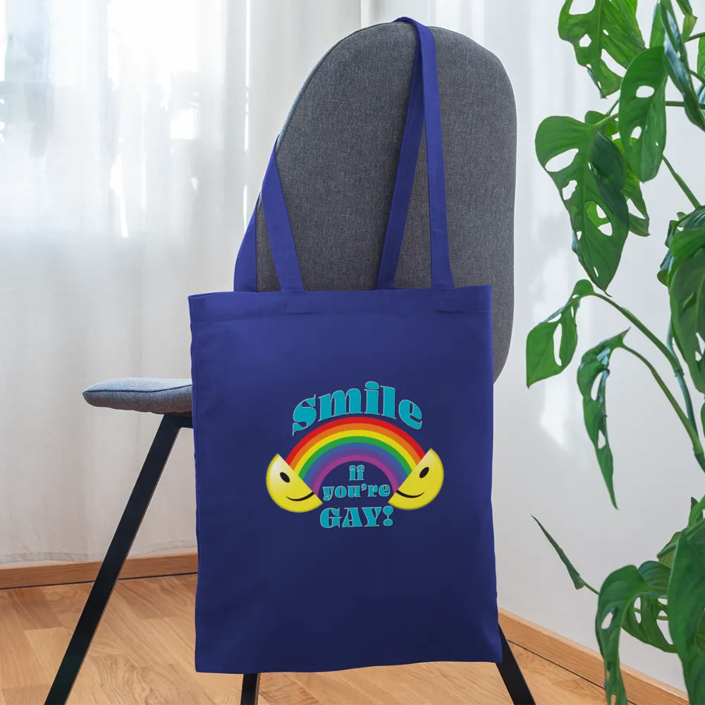 2024 Rainbow Party *SMILE IF YOU'RE GAY* TOTE BAG