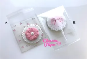 20/50/100 bags Ribbon Lace Cello Bags // Poly Bags // Self Sealing bags // Wedding Favor Bags // Party Bags CB77
