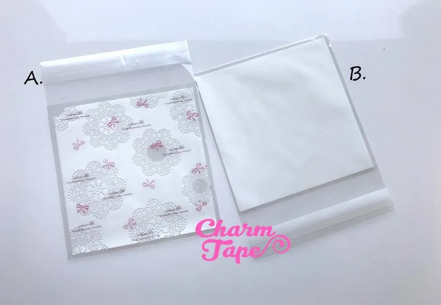 20/50/100 bags Ribbon Lace Cello Bags // Poly Bags // Self Sealing bags // Wedding Favor Bags // Party Bags CB77