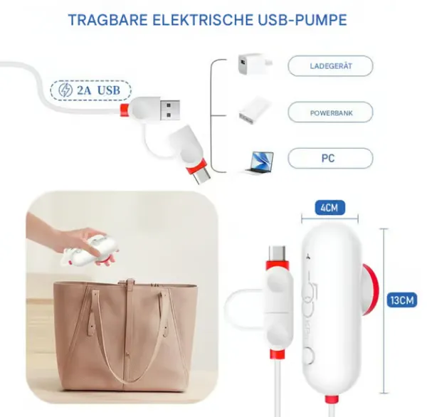 🔥6-Pack USB Electric Vacuum Compression Bags – Save Space, Travel Light!