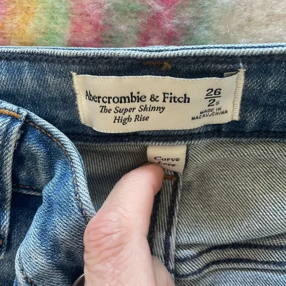 Abercrombie Curve Love Hi-Rise Skinnies