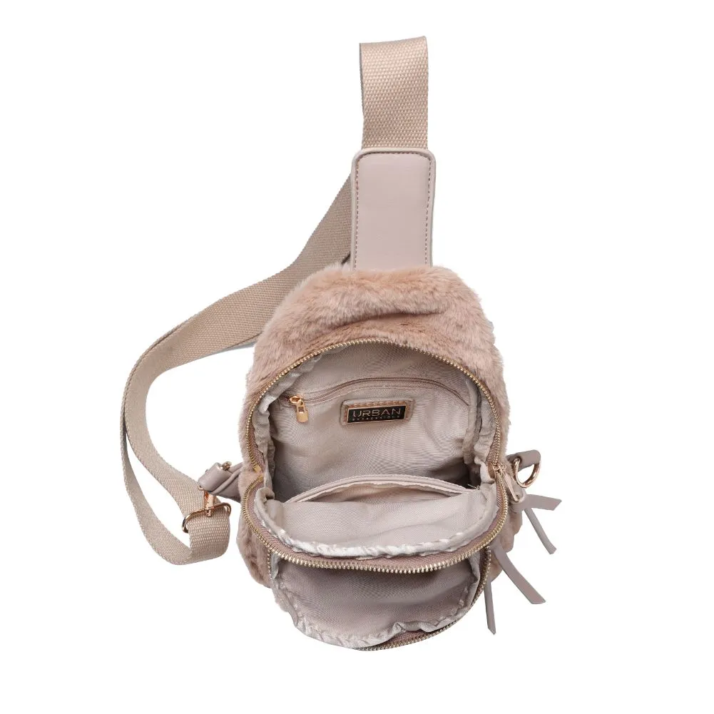 Ace Faux Fur Sling Backpack