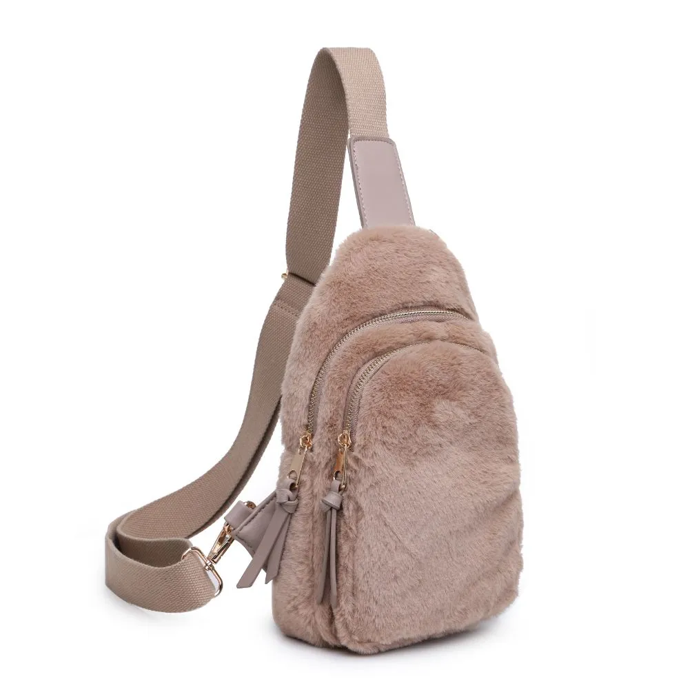 Ace Faux Fur Sling Backpack
