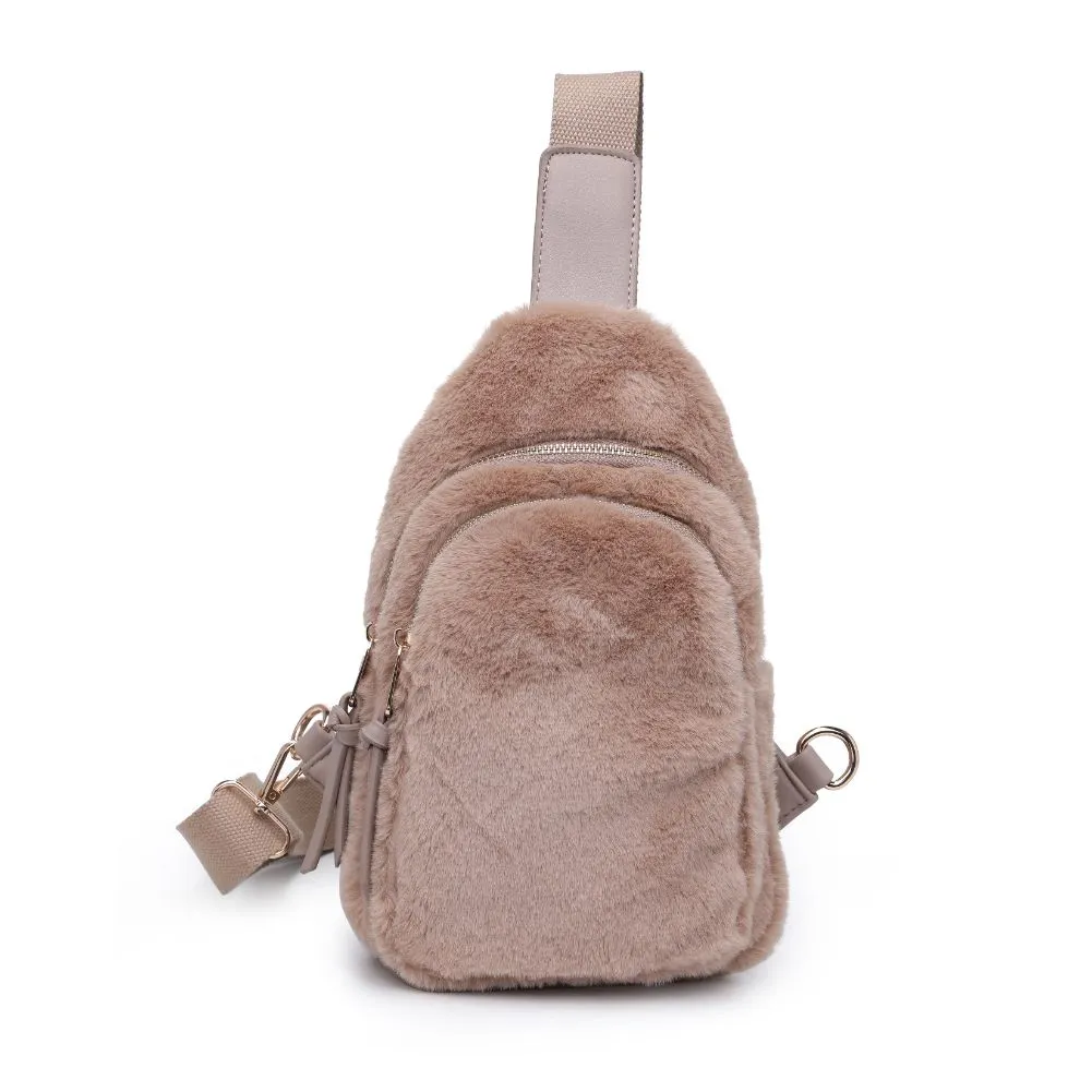Ace Faux Fur Sling Backpack