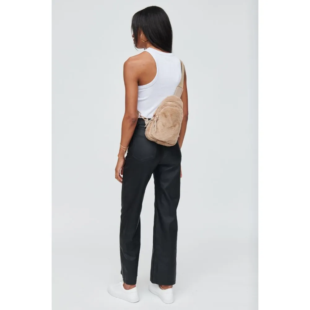 Ace Faux Fur Sling Backpack