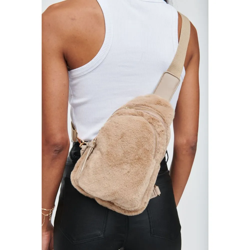 Ace Faux Fur Sling Backpack