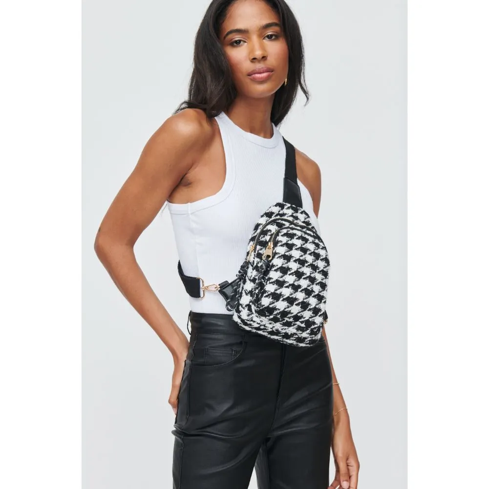 Ace - Houndstooth Sling Backpack
