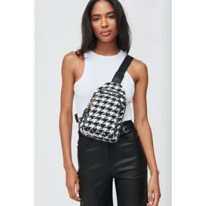Ace - Houndstooth Sling Backpack