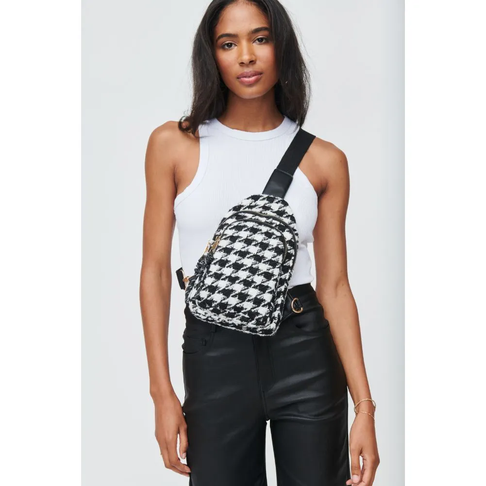 Ace - Houndstooth Sling Backpack