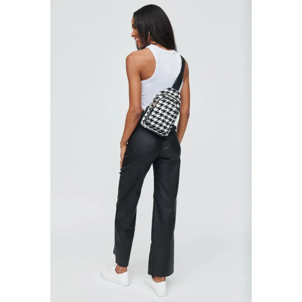 Ace - Houndstooth Sling Backpack