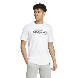 adidas Camo Linear Graphic Mens Tee