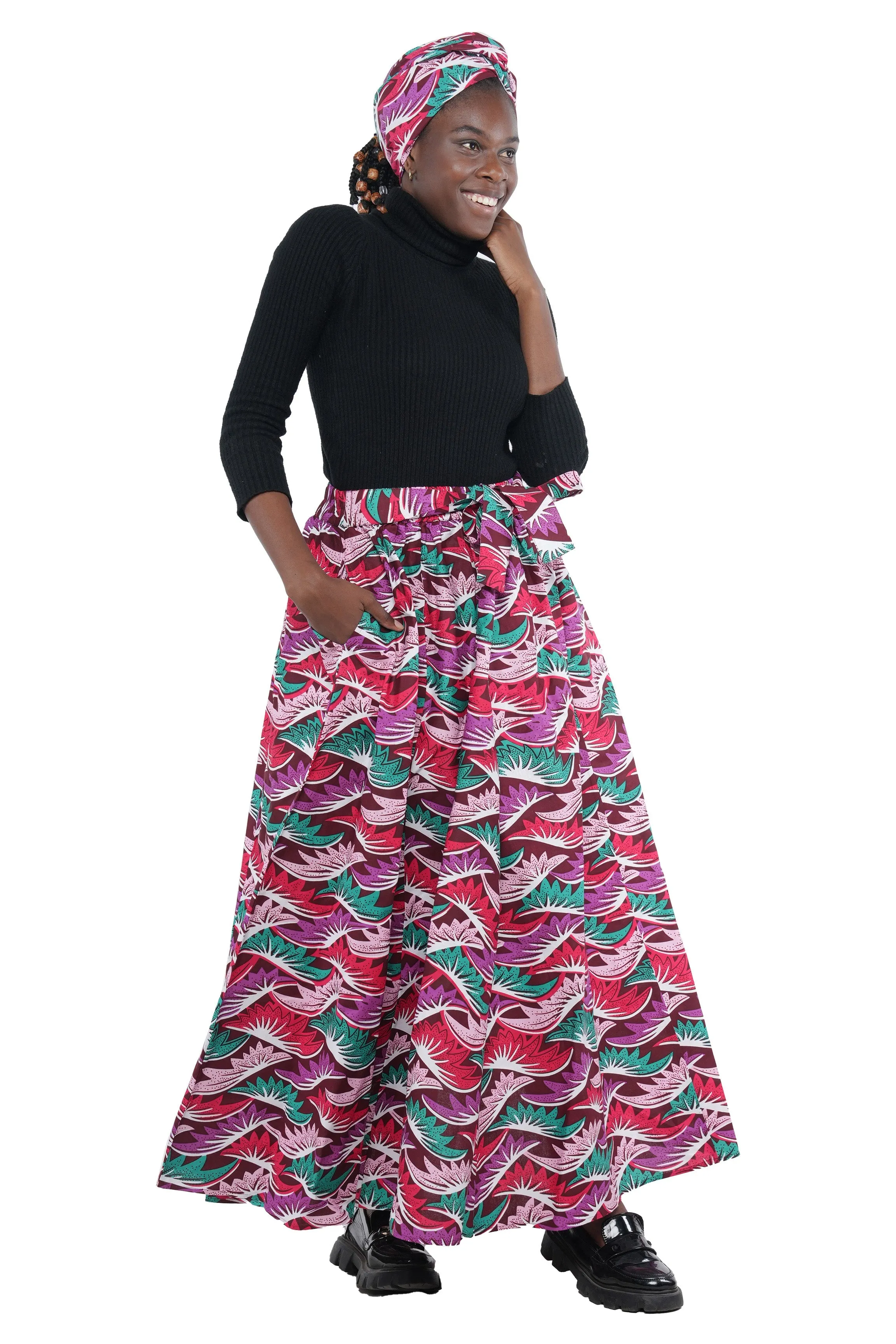 African Long Maxi Skirt