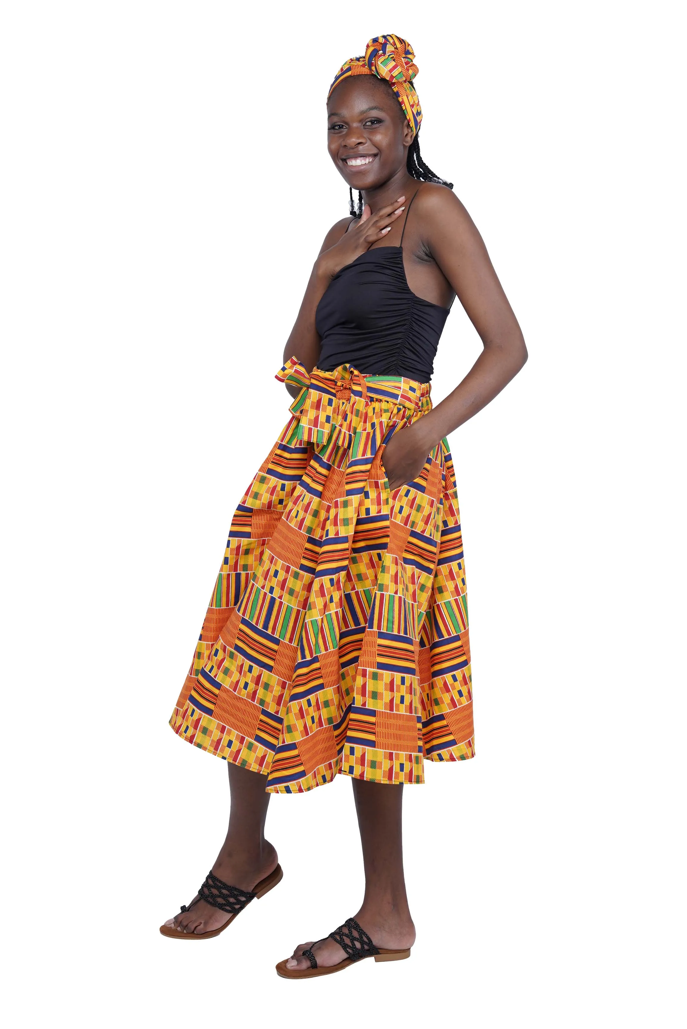 African Midi Skirt