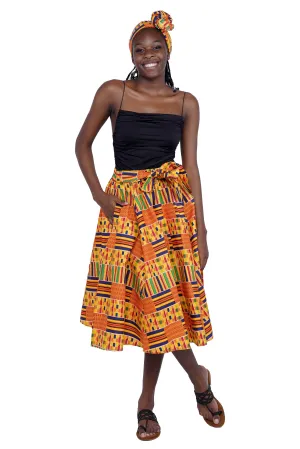 African Midi Skirt
