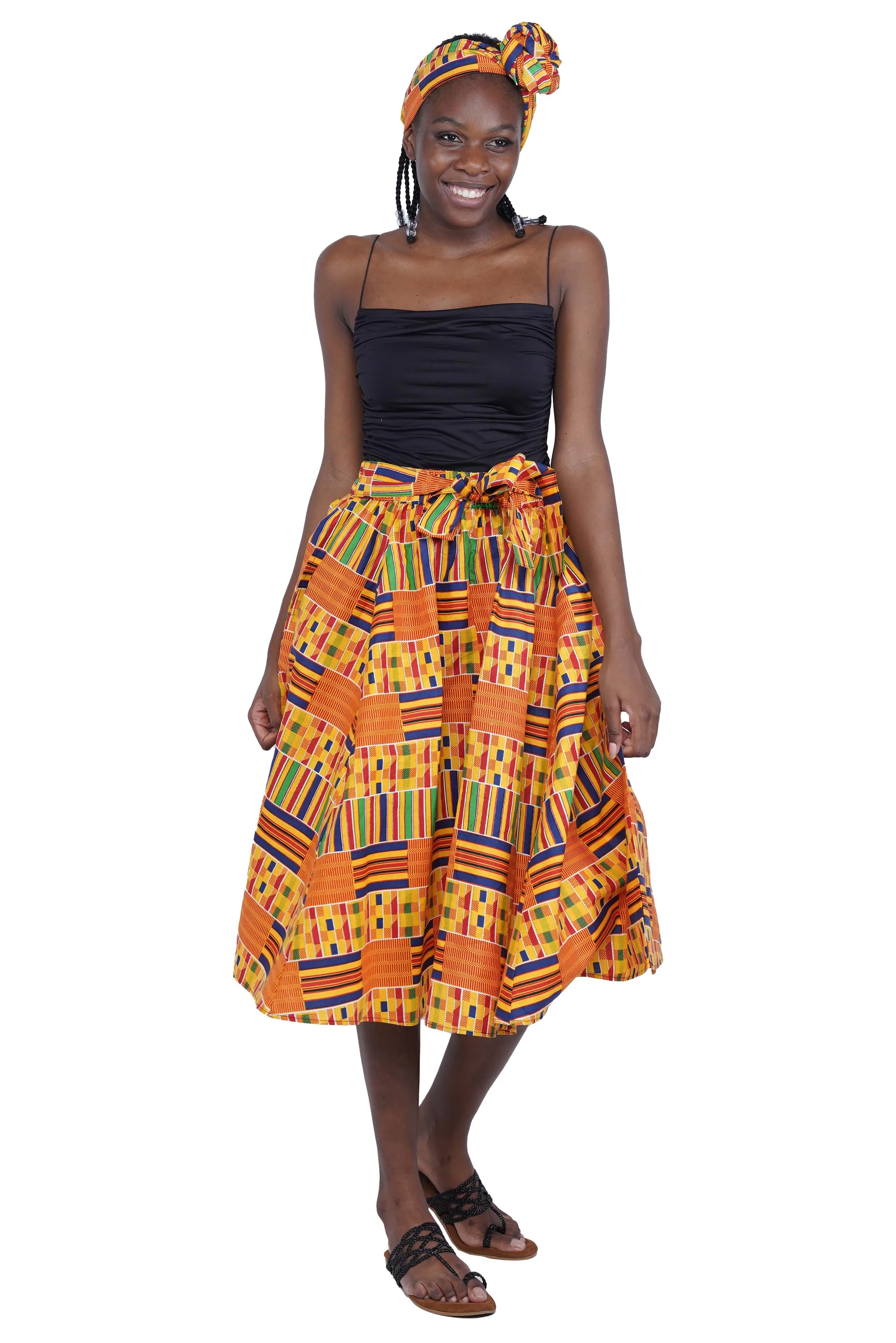 African Midi Skirt