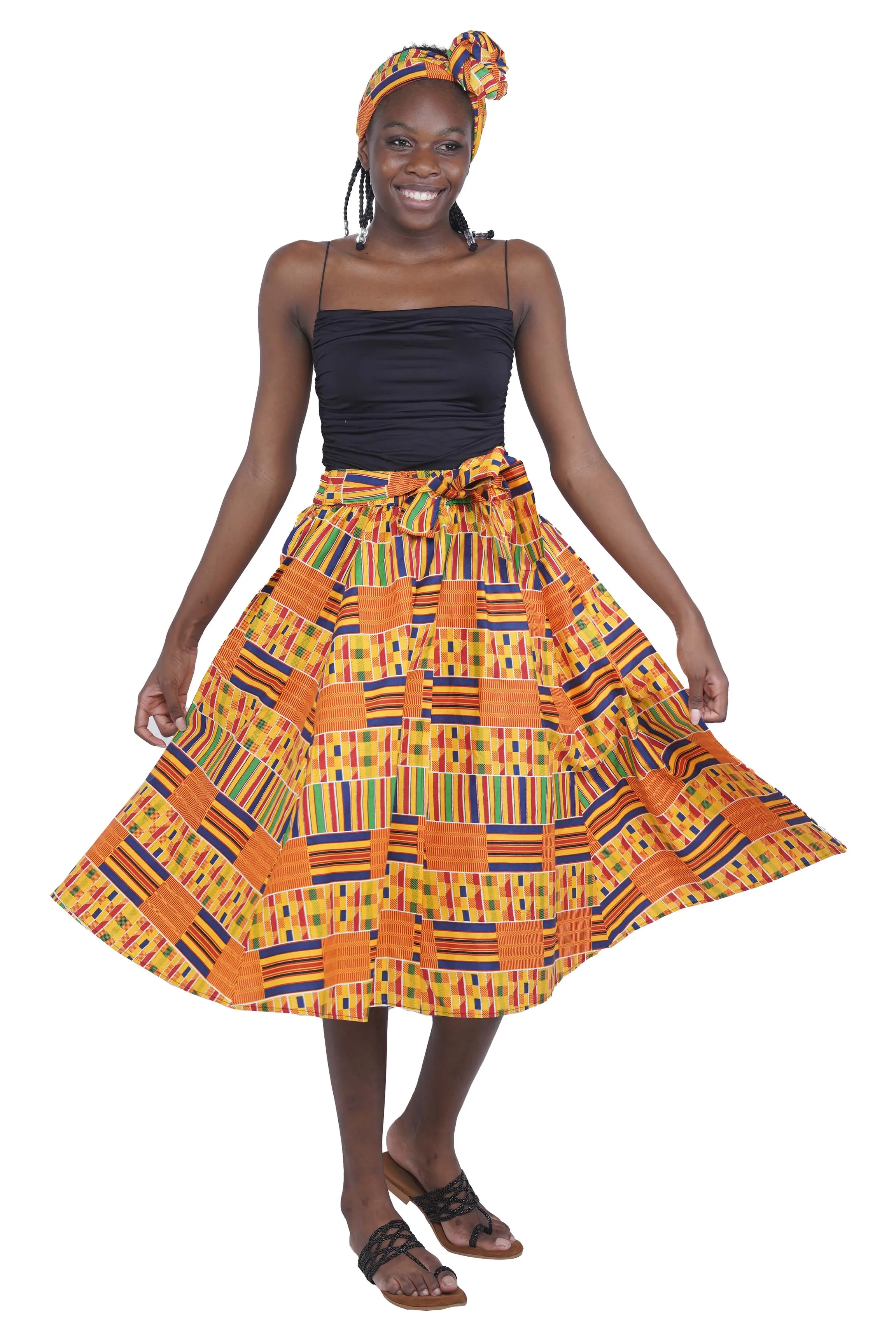 African Midi Skirt