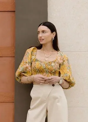 Alejandra Top (Junie Floral Print)