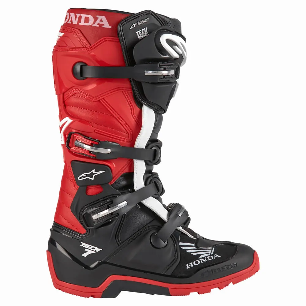 Alpinestars Honda Tech 7 Enduro Drystar® Boots Black / Bright Red