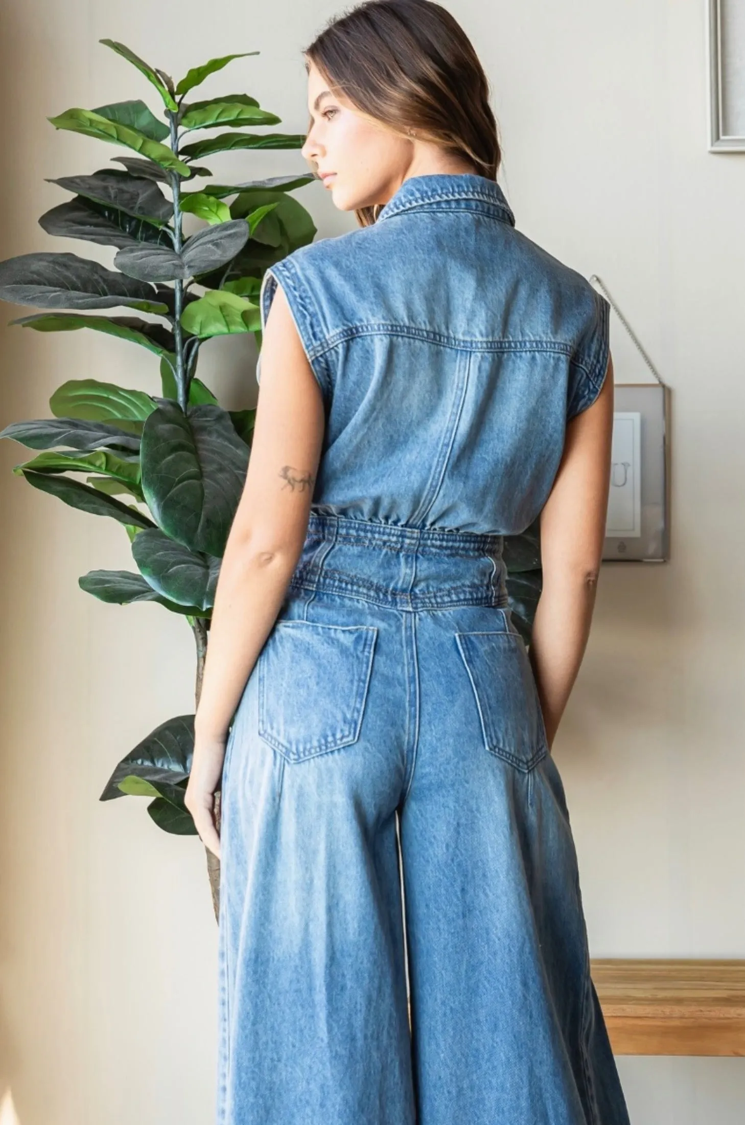 Amelia Denim Jumpsuit