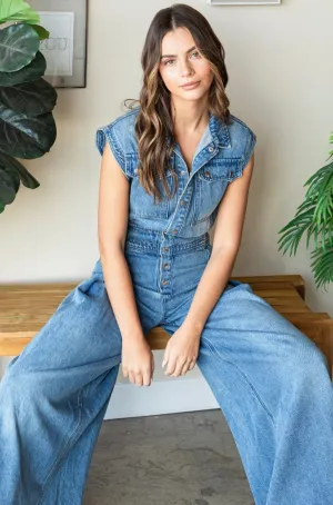 Amelia Denim Jumpsuit