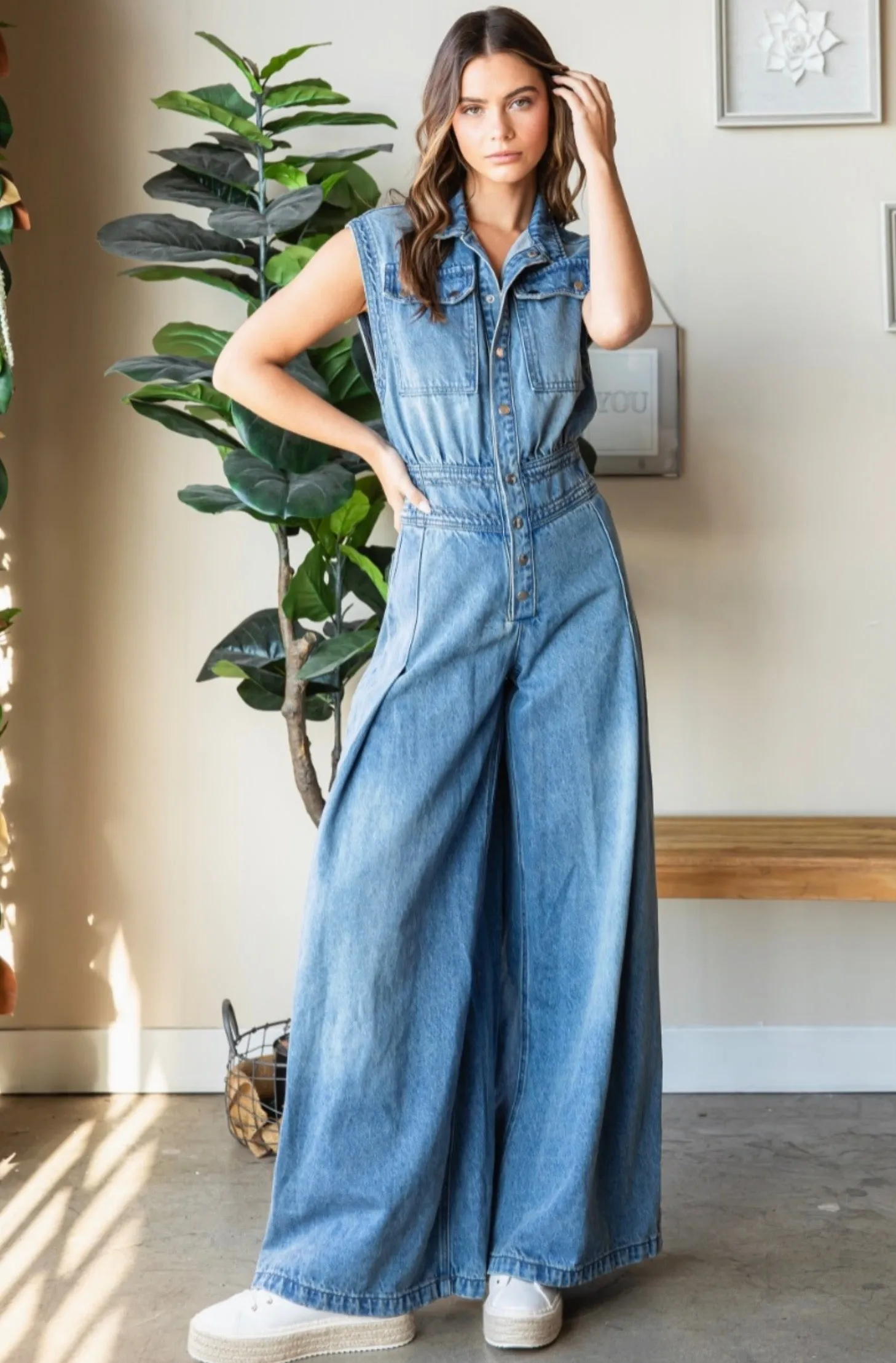 Amelia Denim Jumpsuit