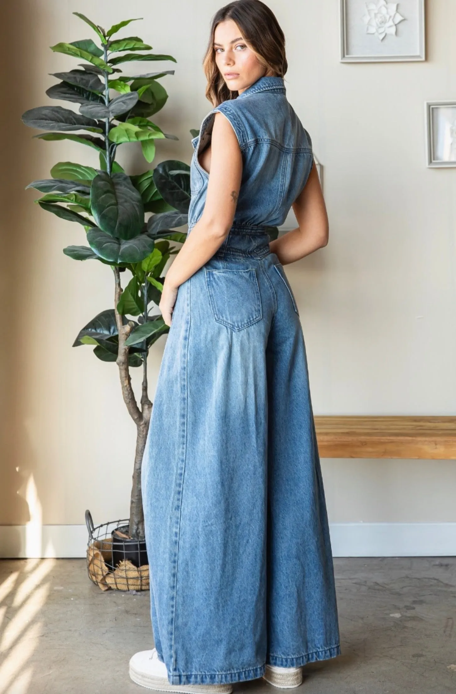 Amelia Denim Jumpsuit