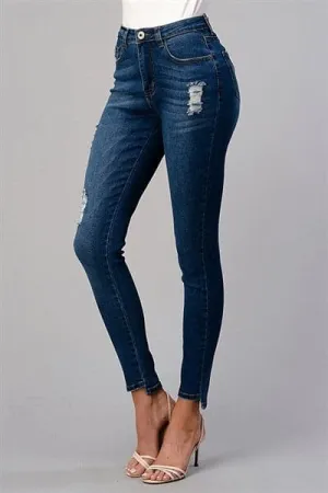 American Blue Distressed Skinny Denim Jeans - Pack of 12
