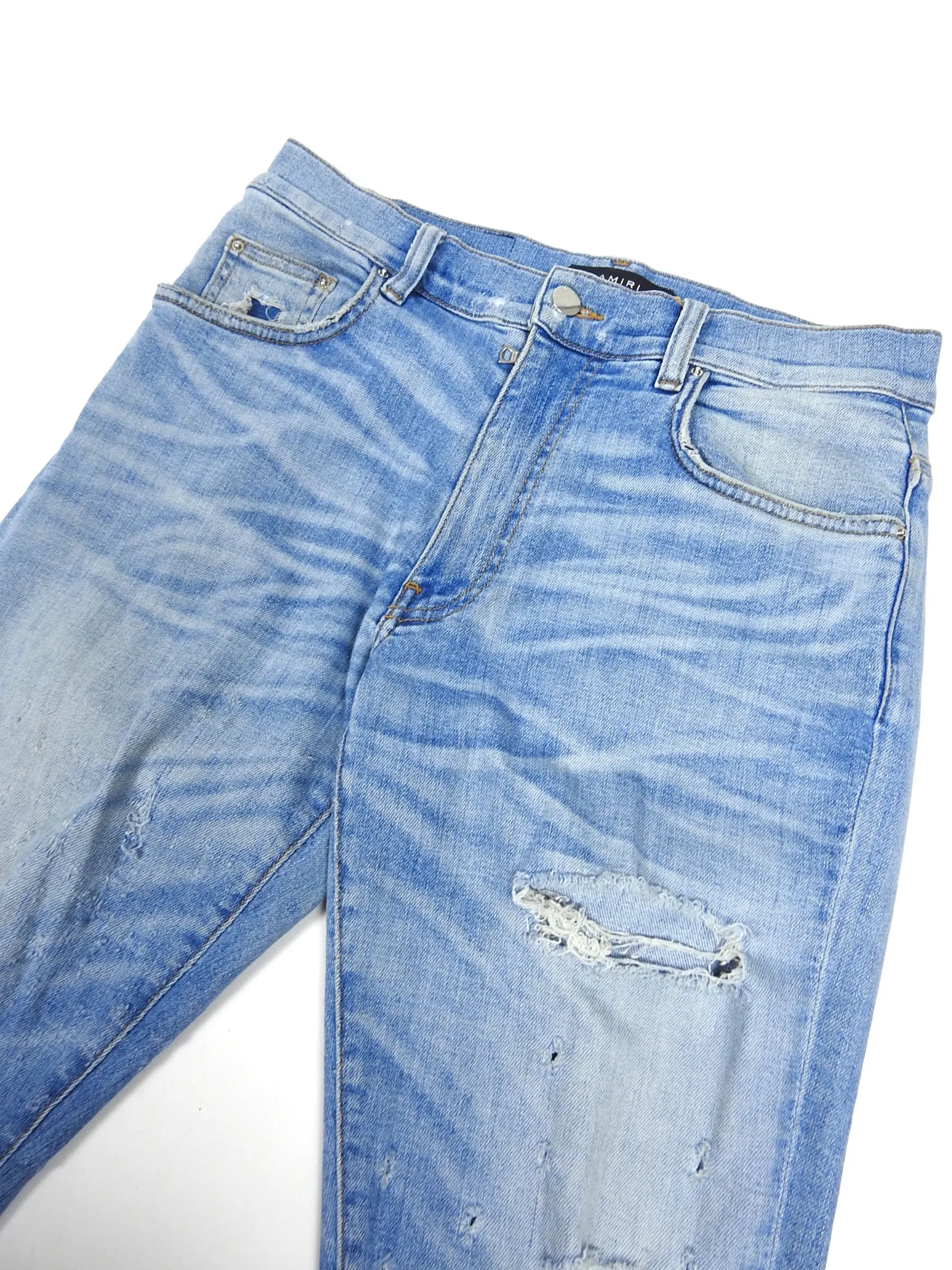 Amiri Distressed Skinny Jeans Size 30