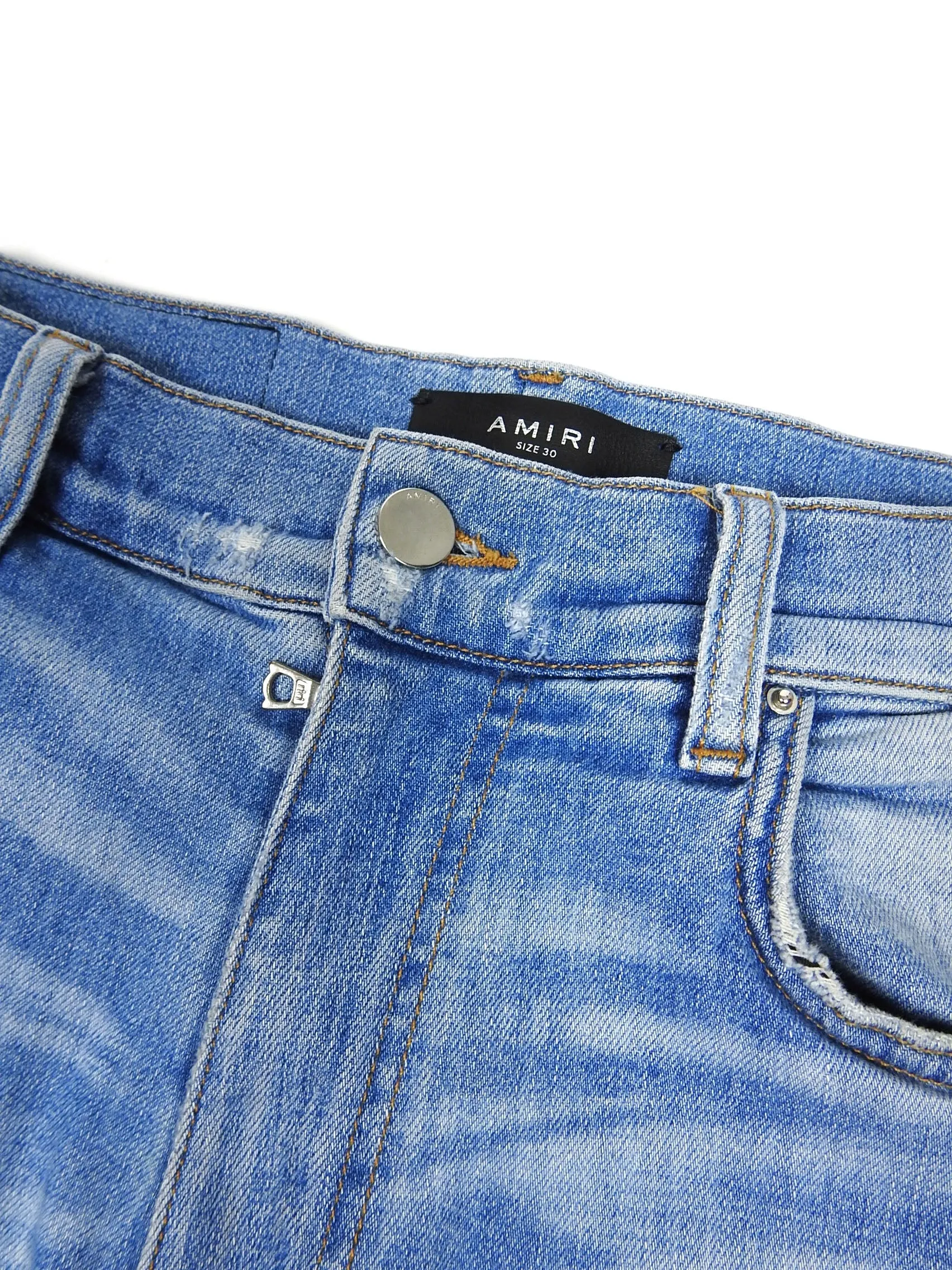 Amiri Distressed Skinny Jeans Size 30