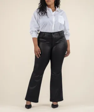 Ana Coated High Rise Flare, Plus - FINAL SALE