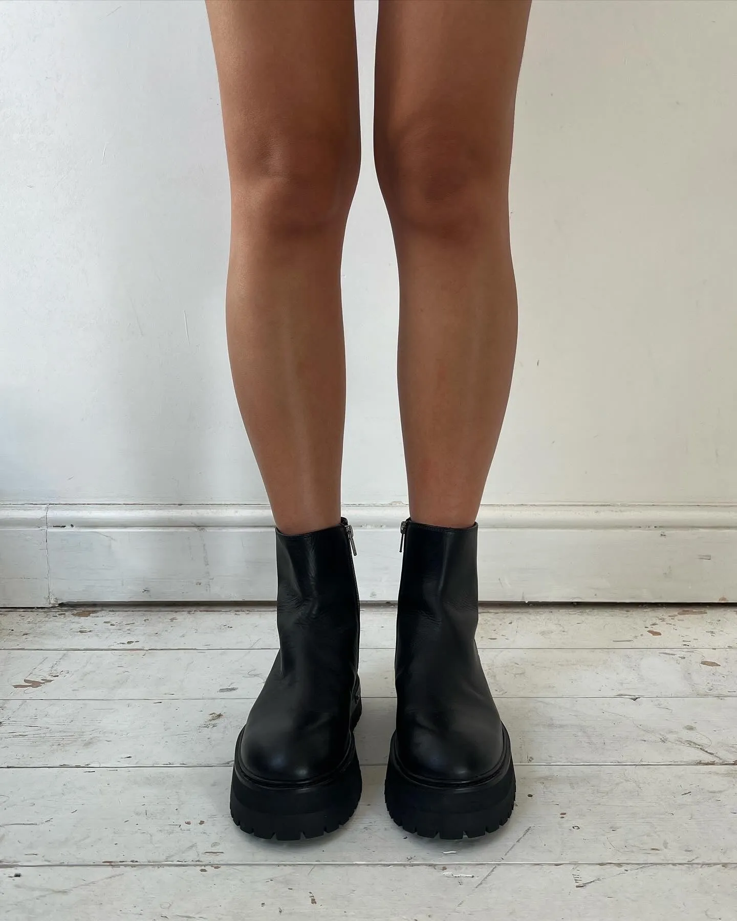 ANN DEMEULEMEESTER COMBAT BOOTS (EU 38, FITS 39)