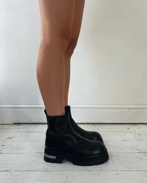 ANN DEMEULEMEESTER COMBAT BOOTS (EU 38, FITS 39)