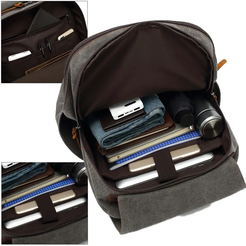 Anti-theft Canvas Backpacks 20-35L