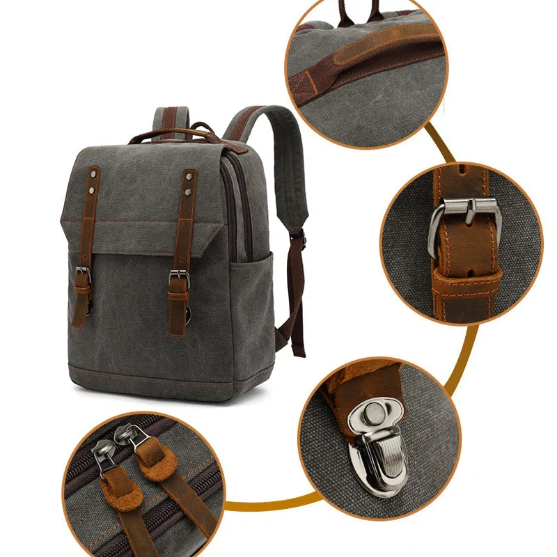 Anti-theft Canvas Backpacks 20-35L