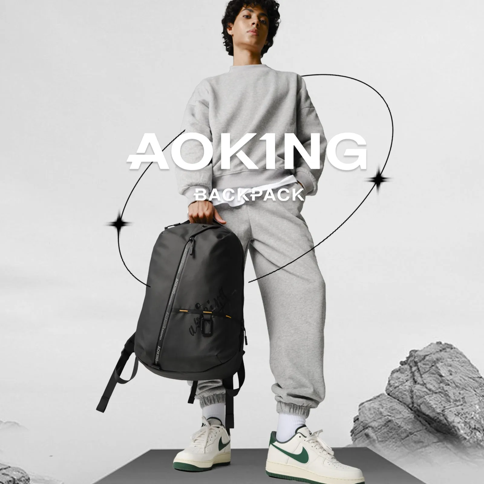 Aoking Waterproof Business Laptop Backpack SN4071