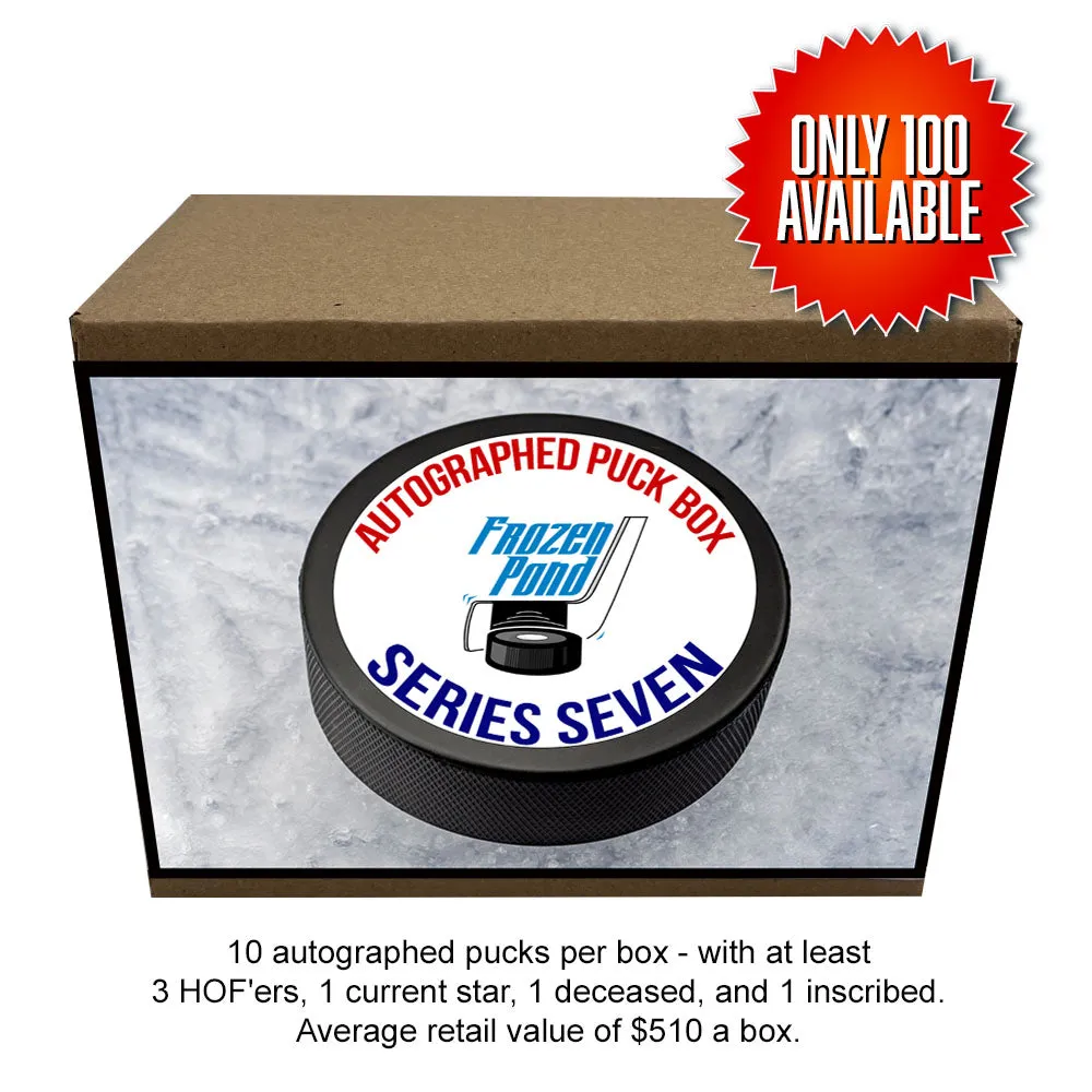 Autographed Puck Box - Series Seven